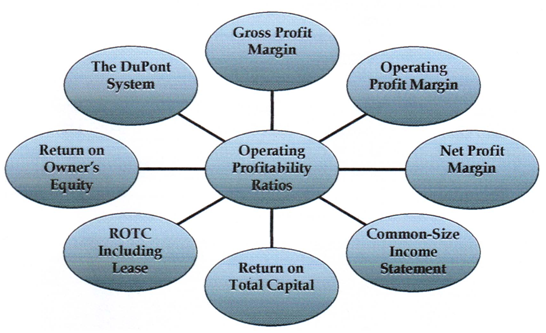 Types of operating profitability ratios