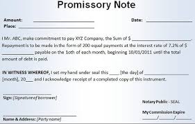 promissory note assignment