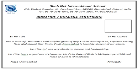 Format Of Application For Bonafide Certificate Assignment Point
