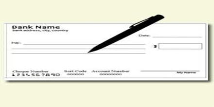 How to write application for cheque book