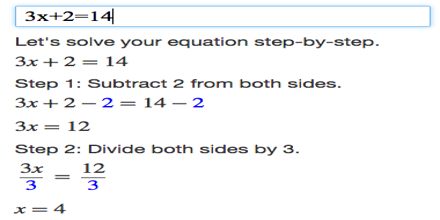 Math solver algebra