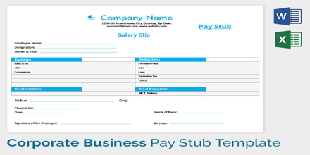 salary slip examples