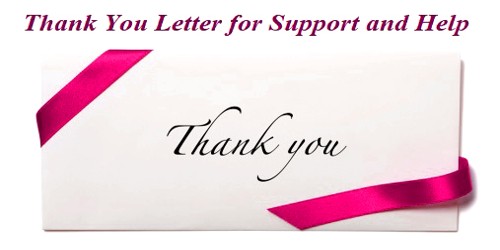 Thank Letter For Help from www.assignmentpoint.com