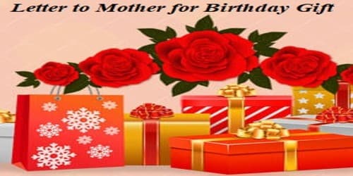 Sample Thank you letter to Mother for Birthday Gift