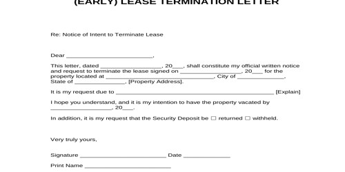 Early Termination Of Lease Letter from www.assignmentpoint.com