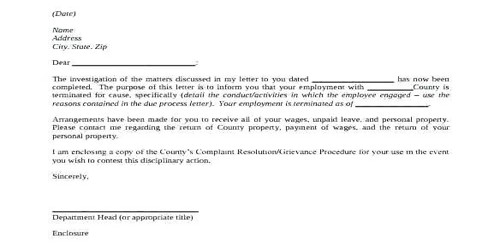 Letter Of Termination Examples from www.assignmentpoint.com