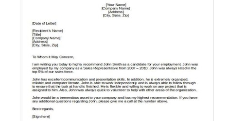 Letter Of Recommendation For Company from www.assignmentpoint.com