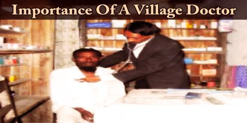 Importance Of A Village Doctor - Assignment Point