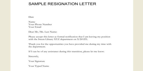 Email Letter Of Resignation from www.assignmentpoint.com