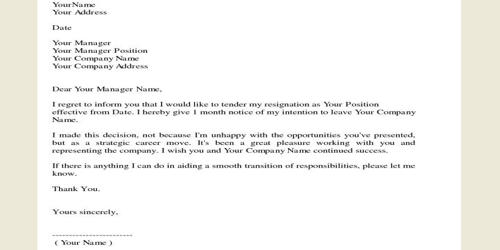 Resignation Letter With Thanks To Company from www.assignmentpoint.com