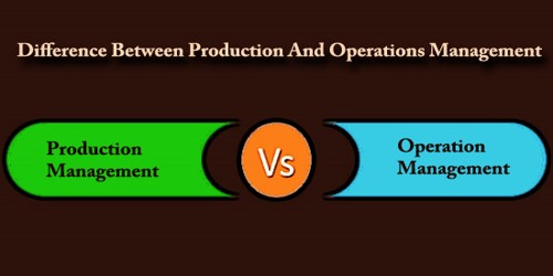 Difference Between Production And Operations Management