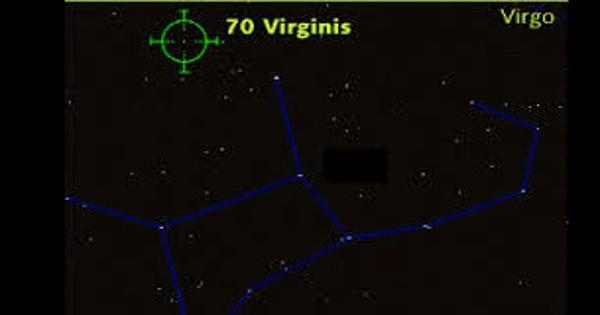 70 Virginis – a yellow dwarf star